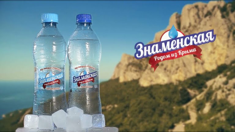 Съемка рекламного видеоролика для производителя артезианской воды "Знаменская"